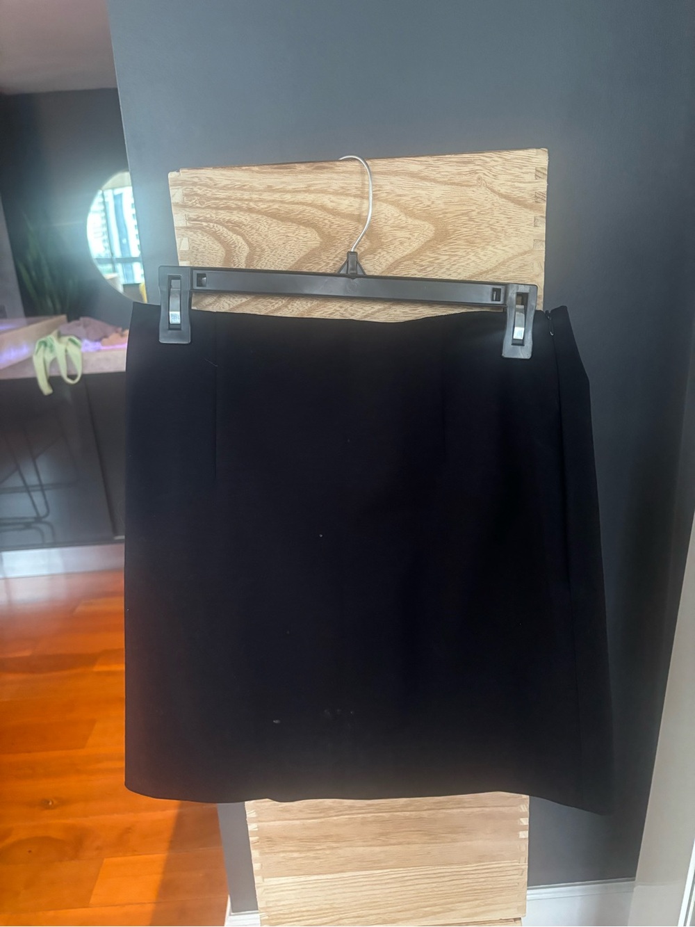 Theory Black Mini Skirt - Sleek Tailored Design